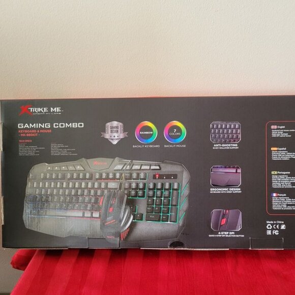 BRAND NEW, XTRIKE ME, GAMING MOUSE AND KEYBOARD SET!!! - Picture 8 of 8